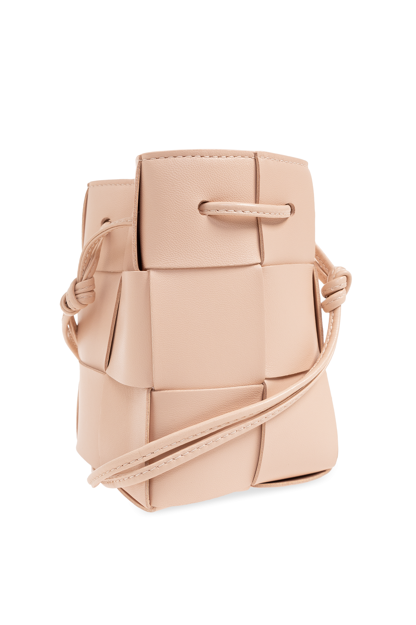 Pink 'Cassette Mini' bucket bag Bottega Veneta - Bottega